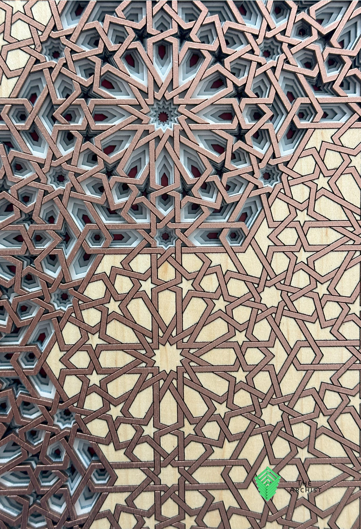 Pattern found in The Al-Attarine Madrasa, Fez, Morocco