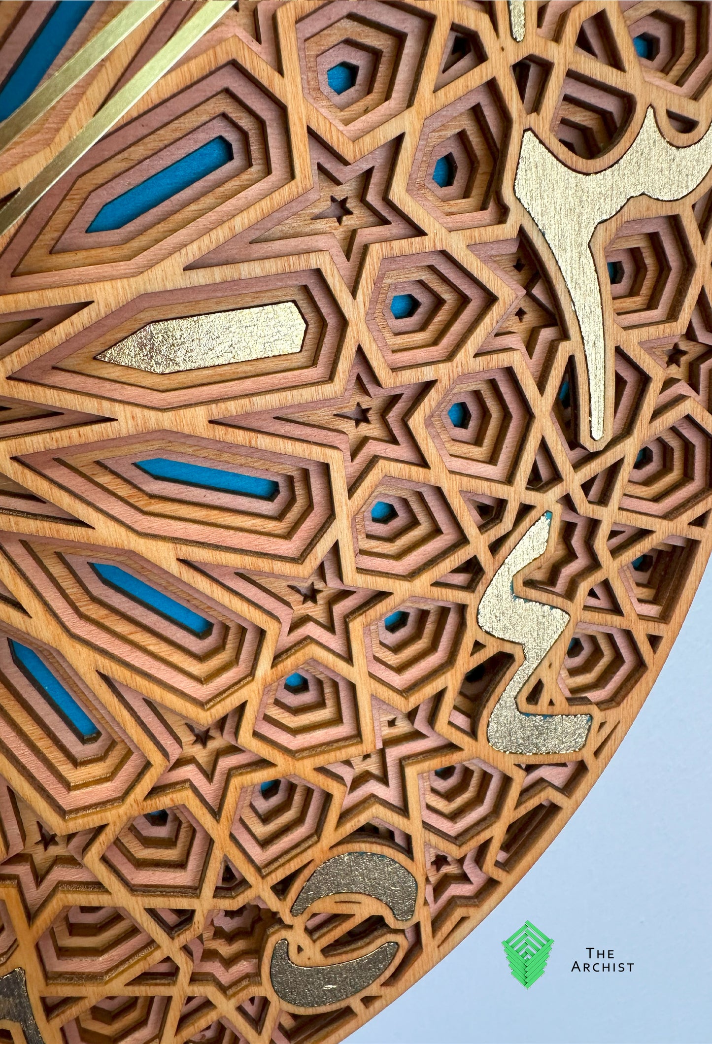 Geometric pattern Clock (Artist Proof)