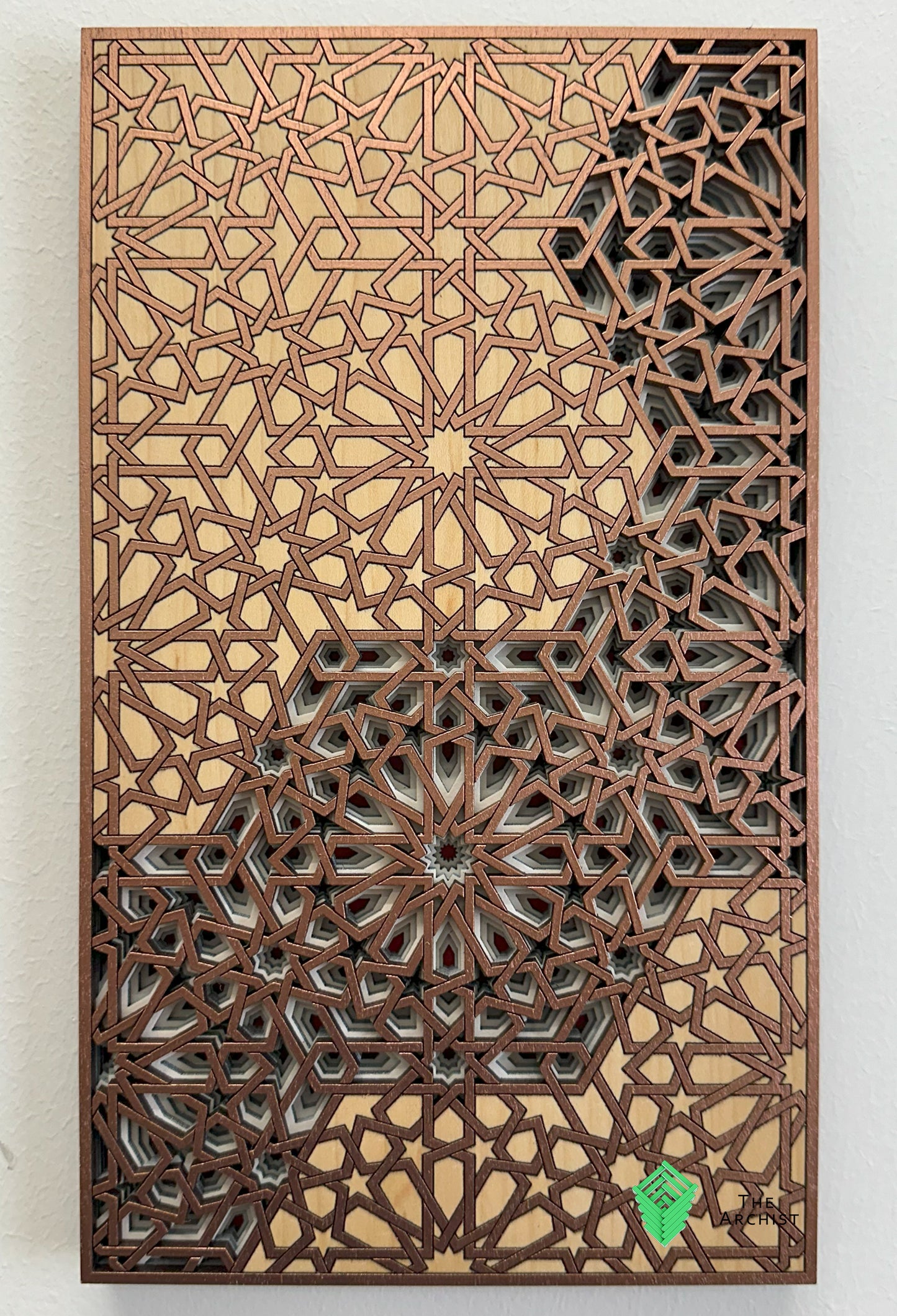 Pattern found in The Al-Attarine Madrasa, Fez, Morocco