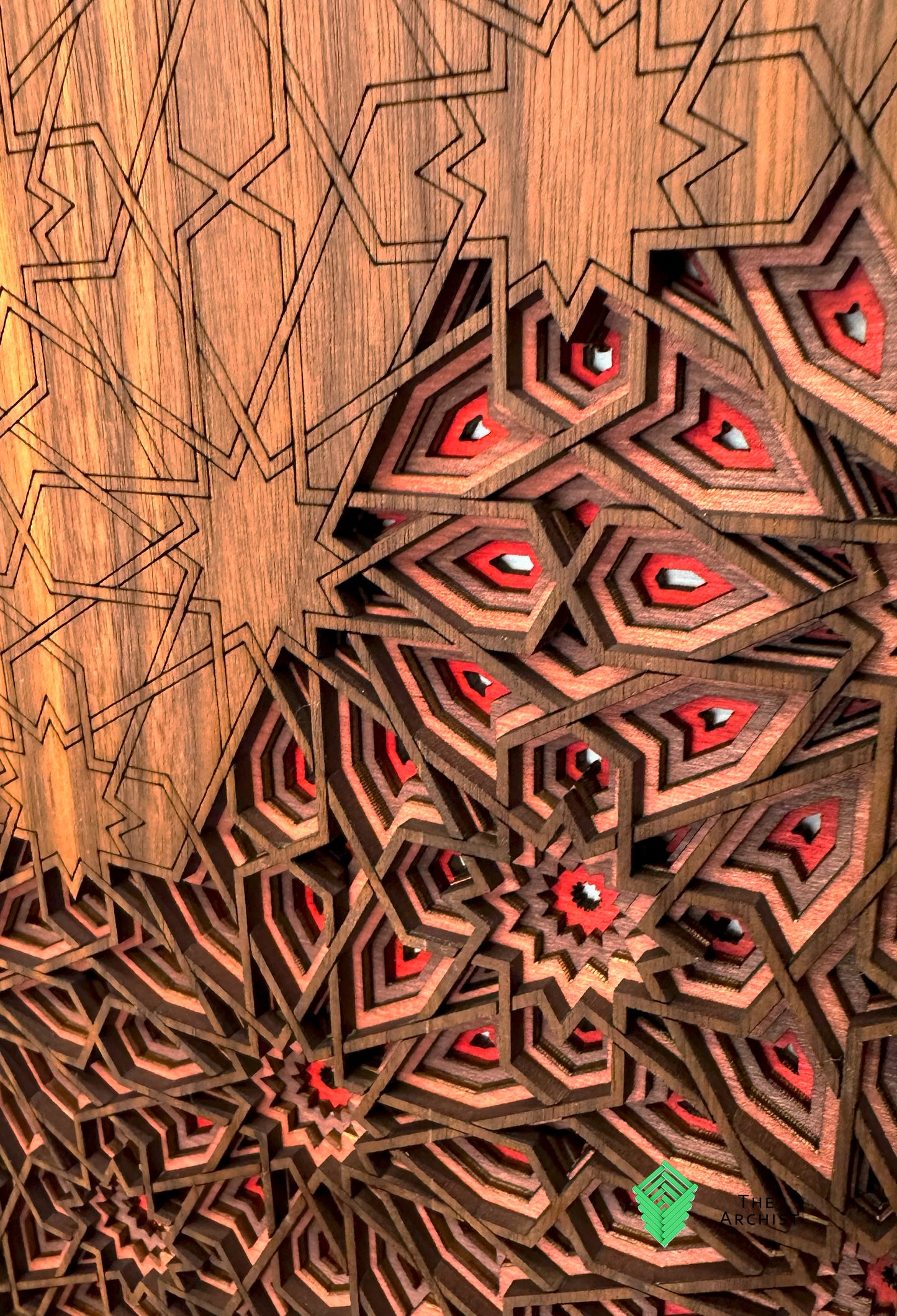 Pattern found in Bou Inania Madrasa, Fez, Morocco