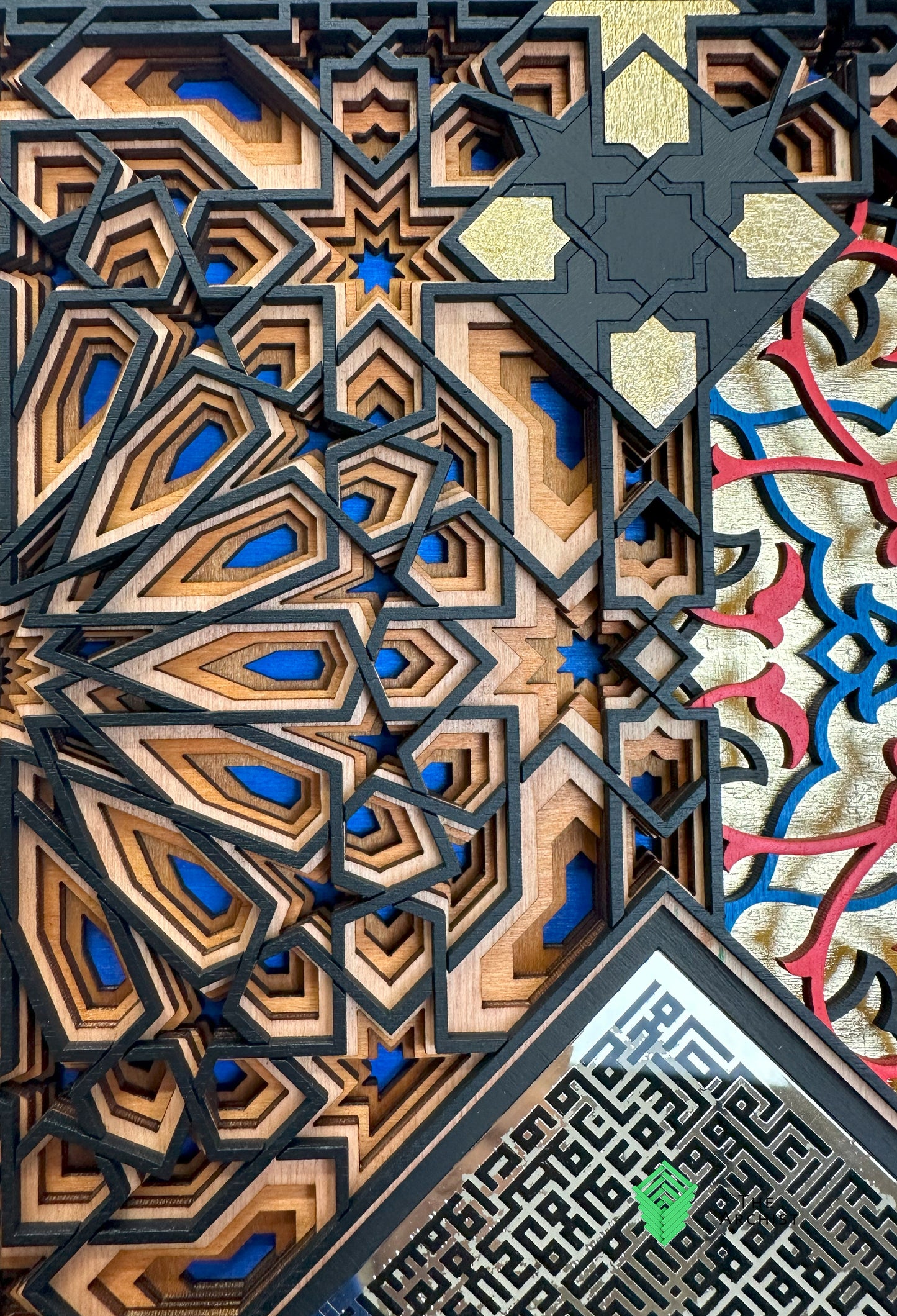 Pattern found in Moulay Isma'il Mosque, Fez, Morocco