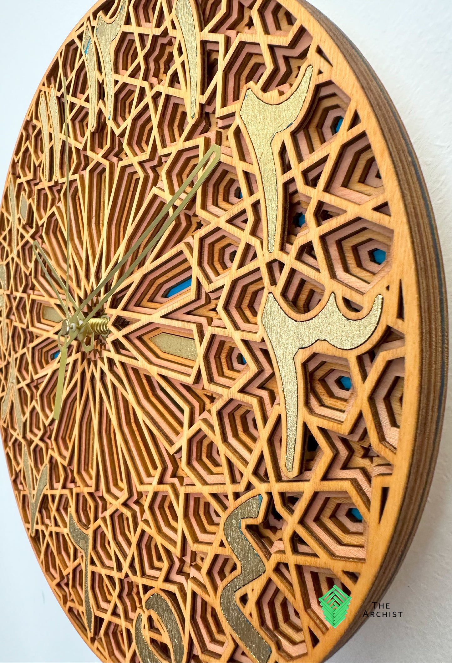 Geometric pattern Clock (Artist Proof)