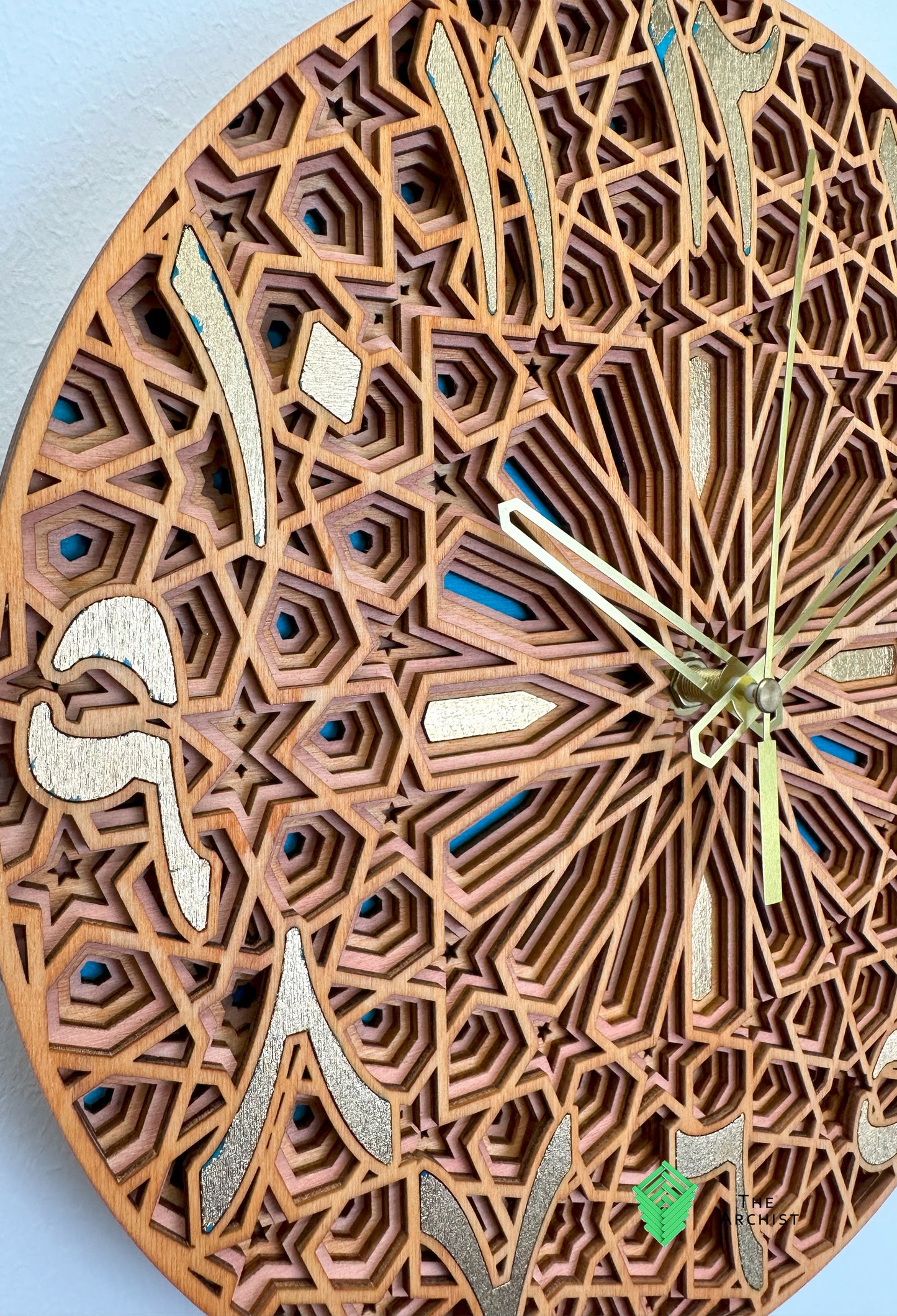 Geometric pattern Clock (Artist Proof)