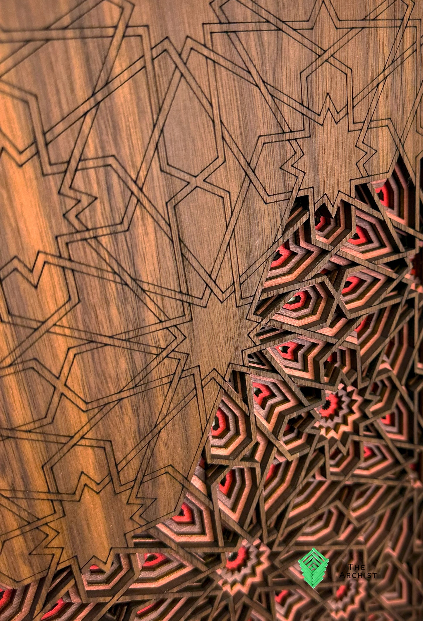 Pattern found in Bou Inania Madrasa, Fez, Morocco