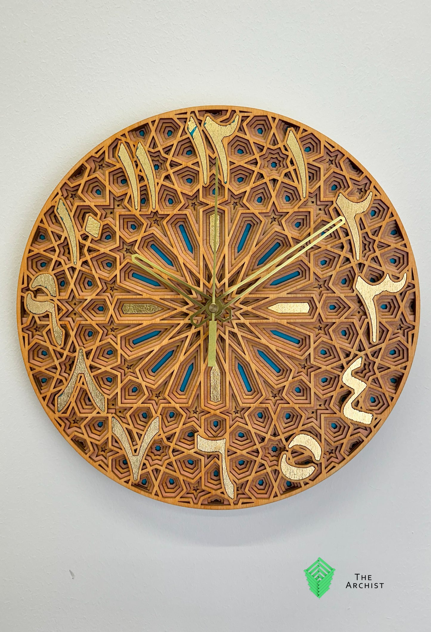 Geometric pattern Clock (Artist Proof)