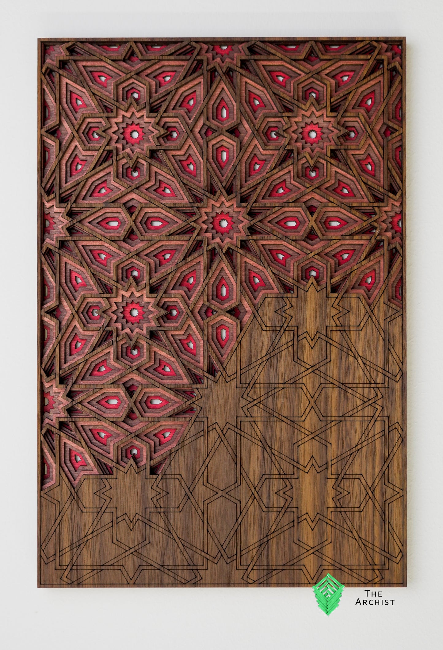 Pattern found in Bou Inania Madrasa, Fez, Morocco
