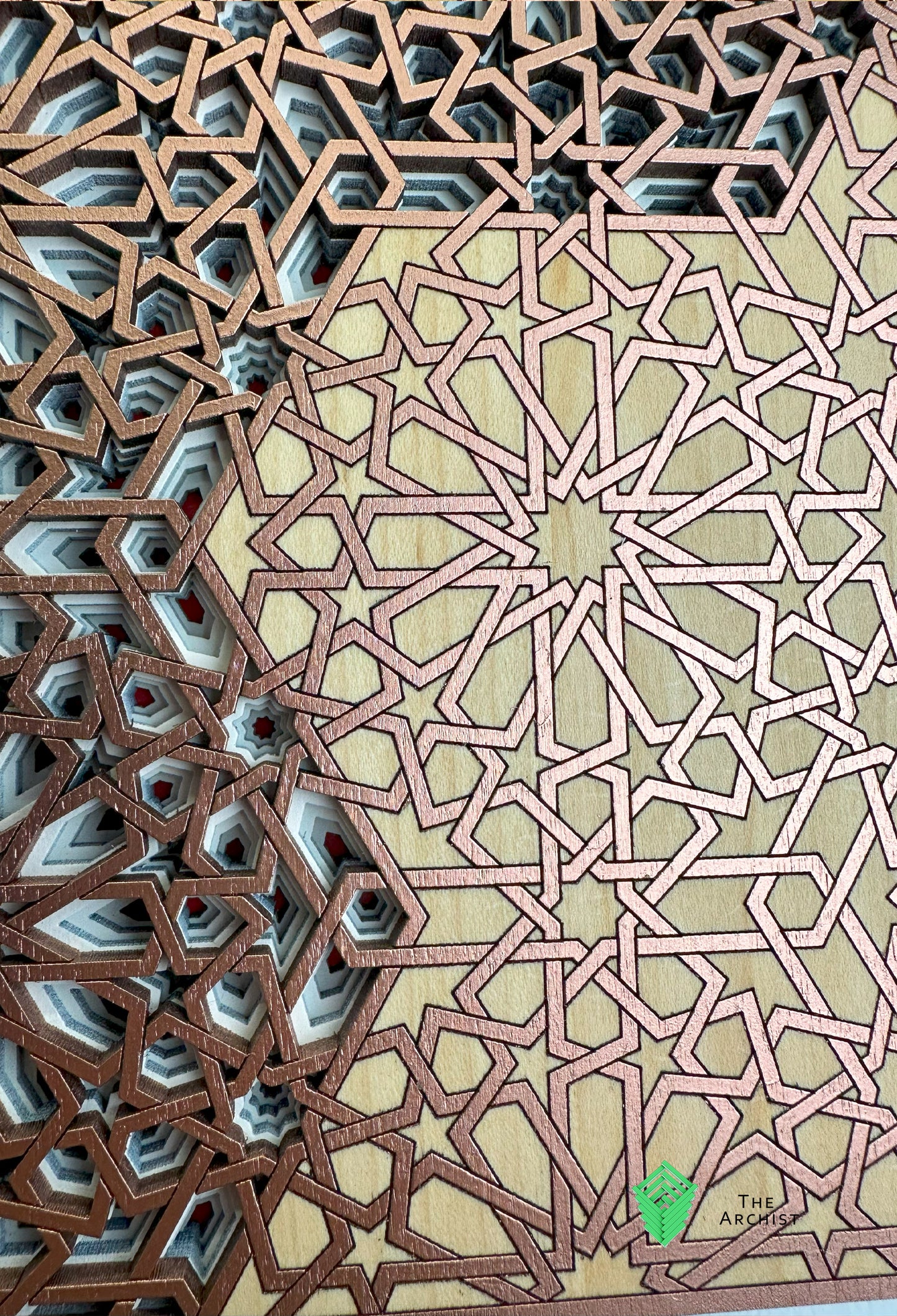 Pattern found in The Al-Attarine Madrasa, Fez, Morocco