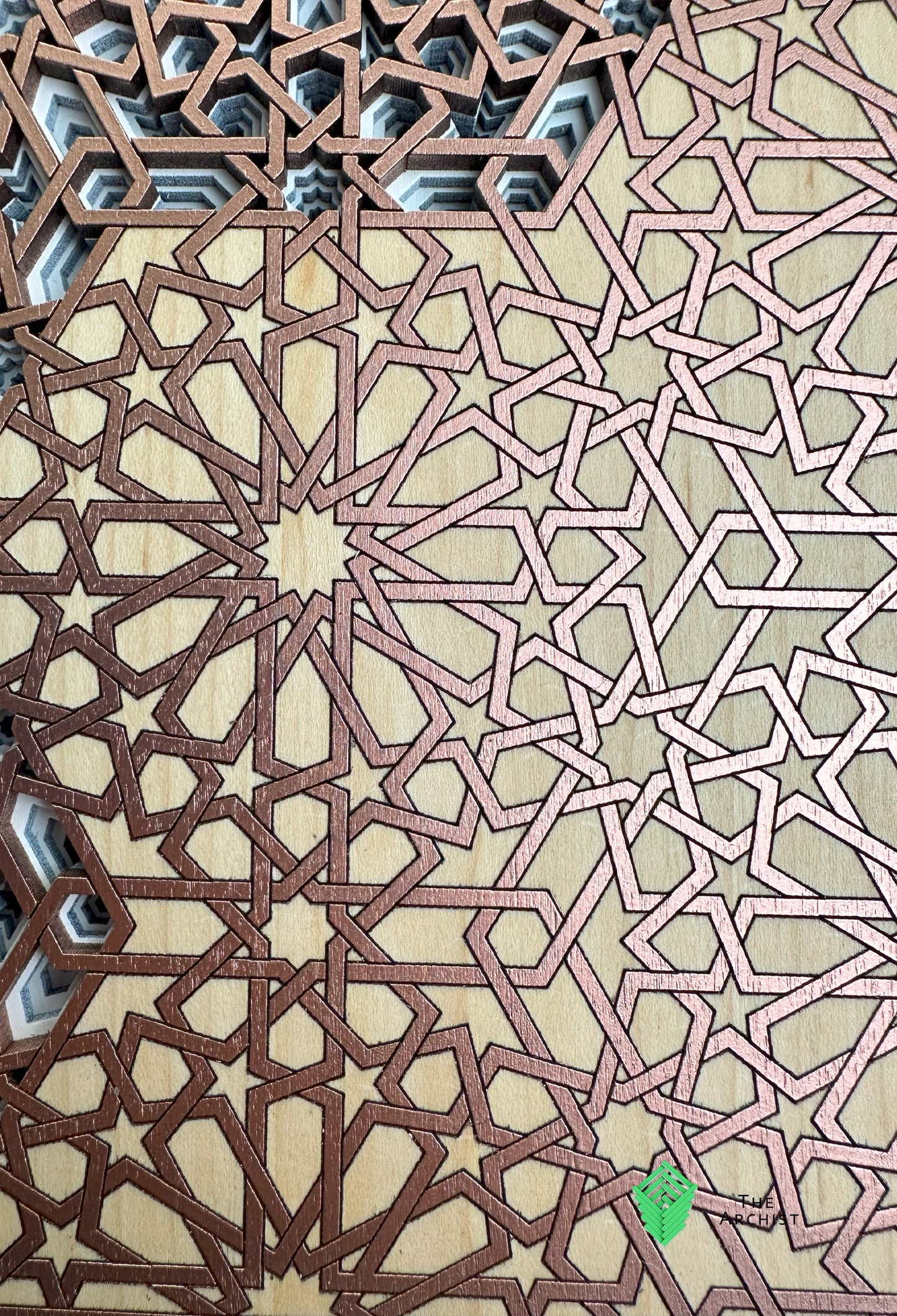 Pattern found in The Al-Attarine Madrasa, Fez, Morocco