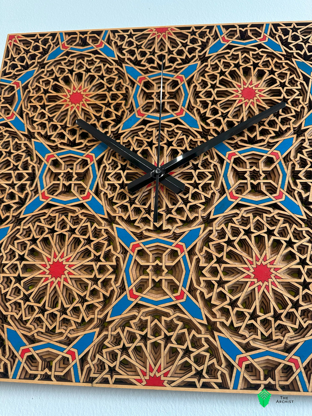 Islamic Geometric Clock: Pattern 43