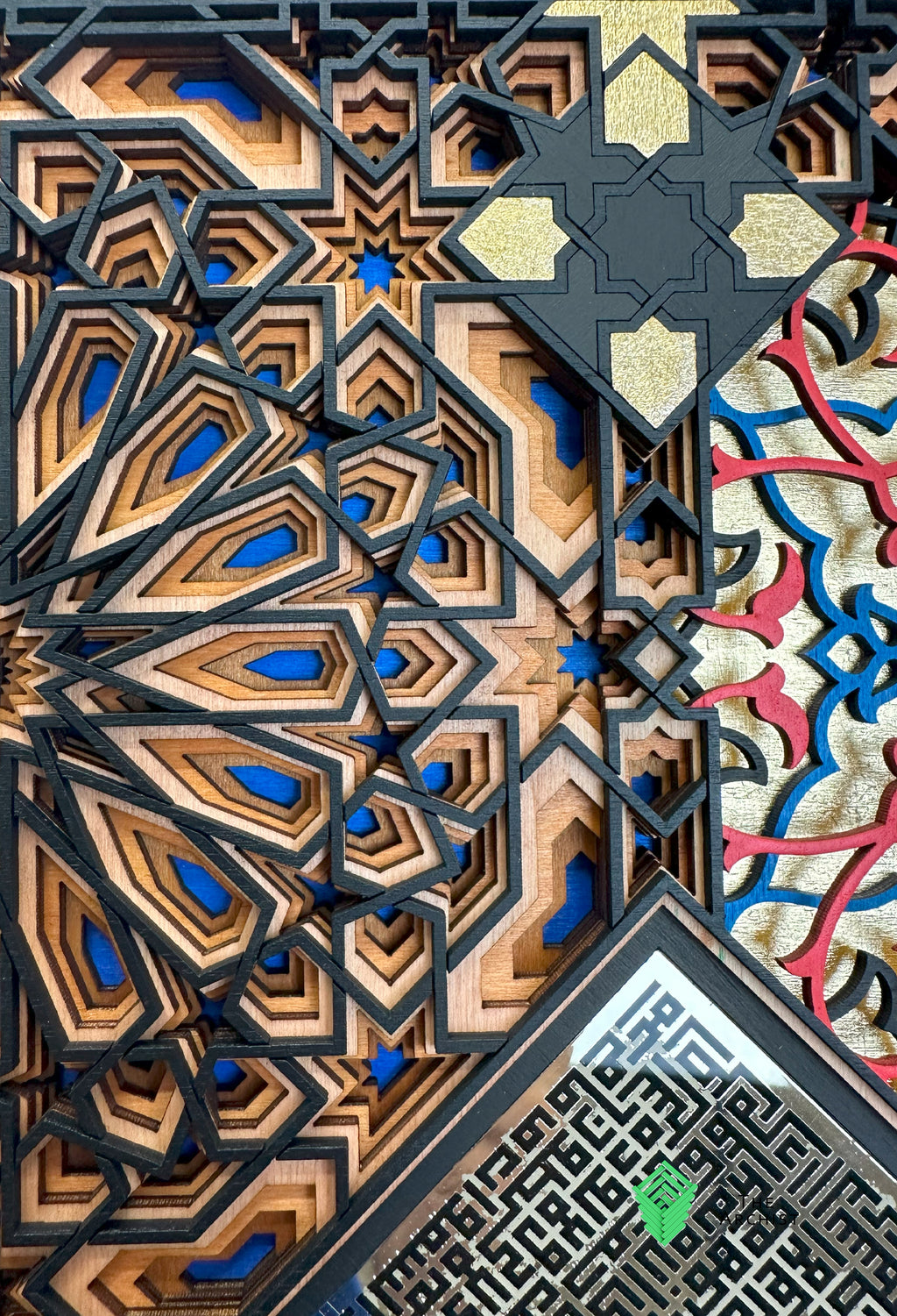 Pattern found in Moulay Isma'il Mosque, Fez, Morocco