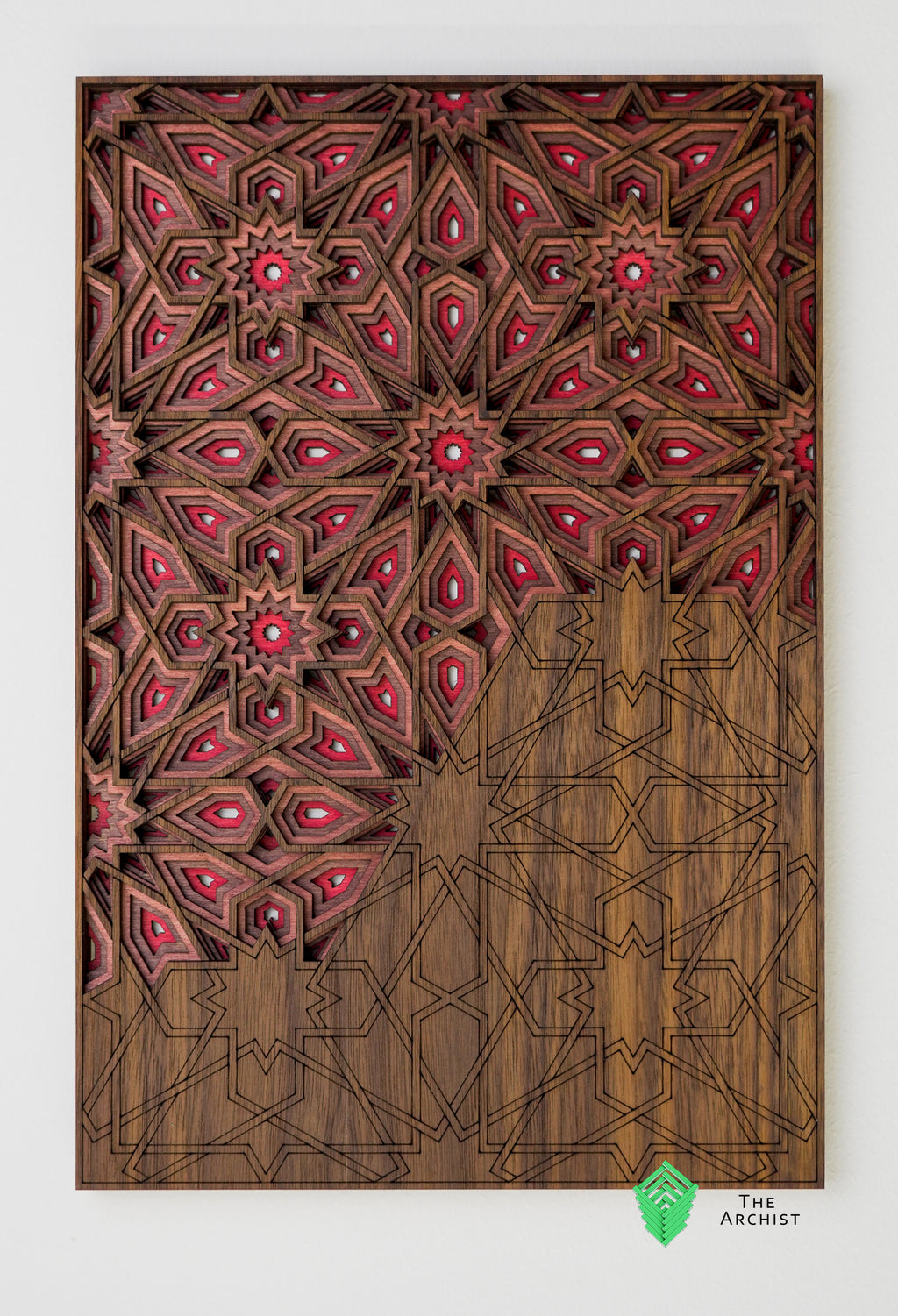 Pattern found in Bou Inania Madrasa, Fez, Morocco