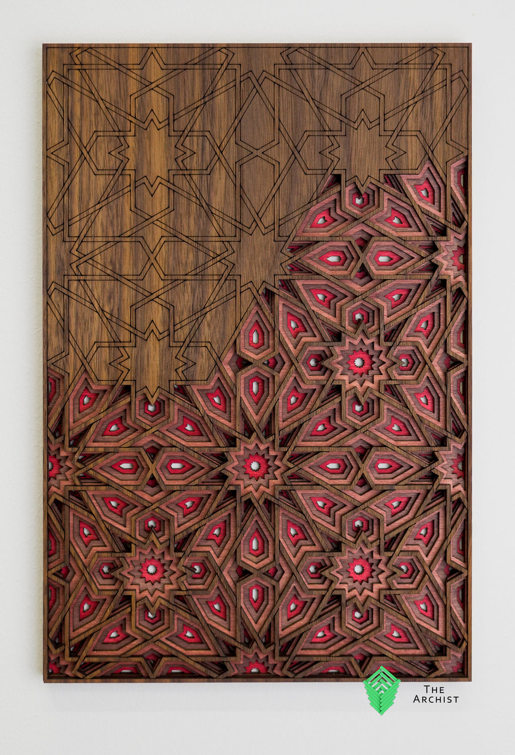 Pattern found in Bou Inania Madrasa, Fez, Morocco