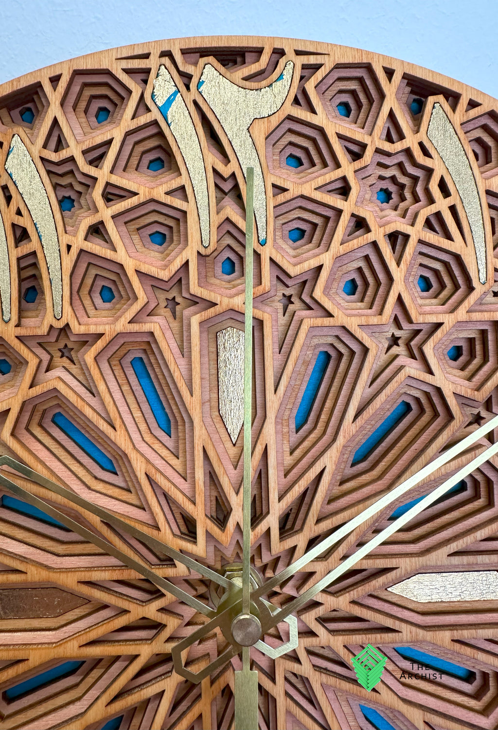 Geometric pattern Clock (Artist Proof)