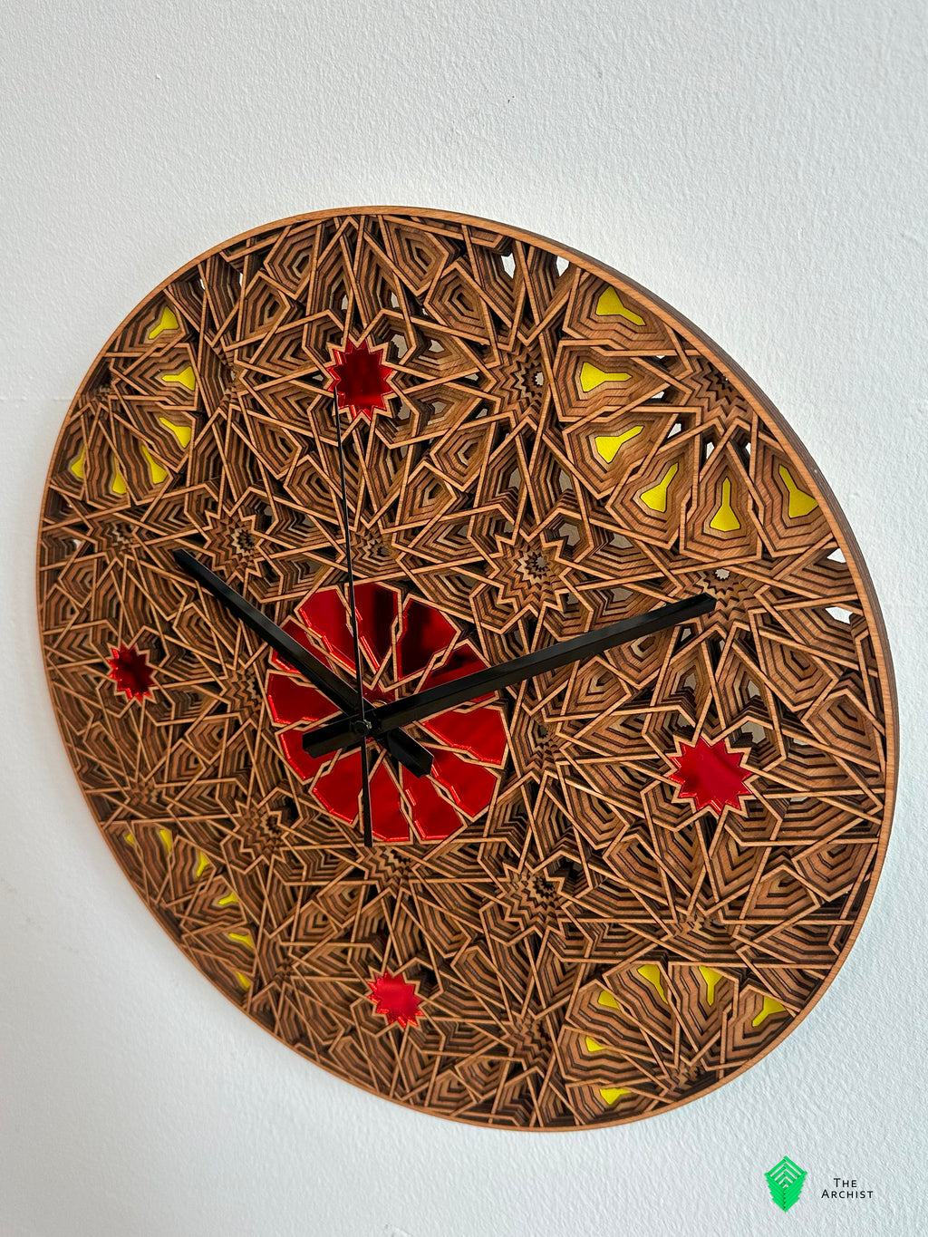 Islamic Geometric Clock: Pattern 22