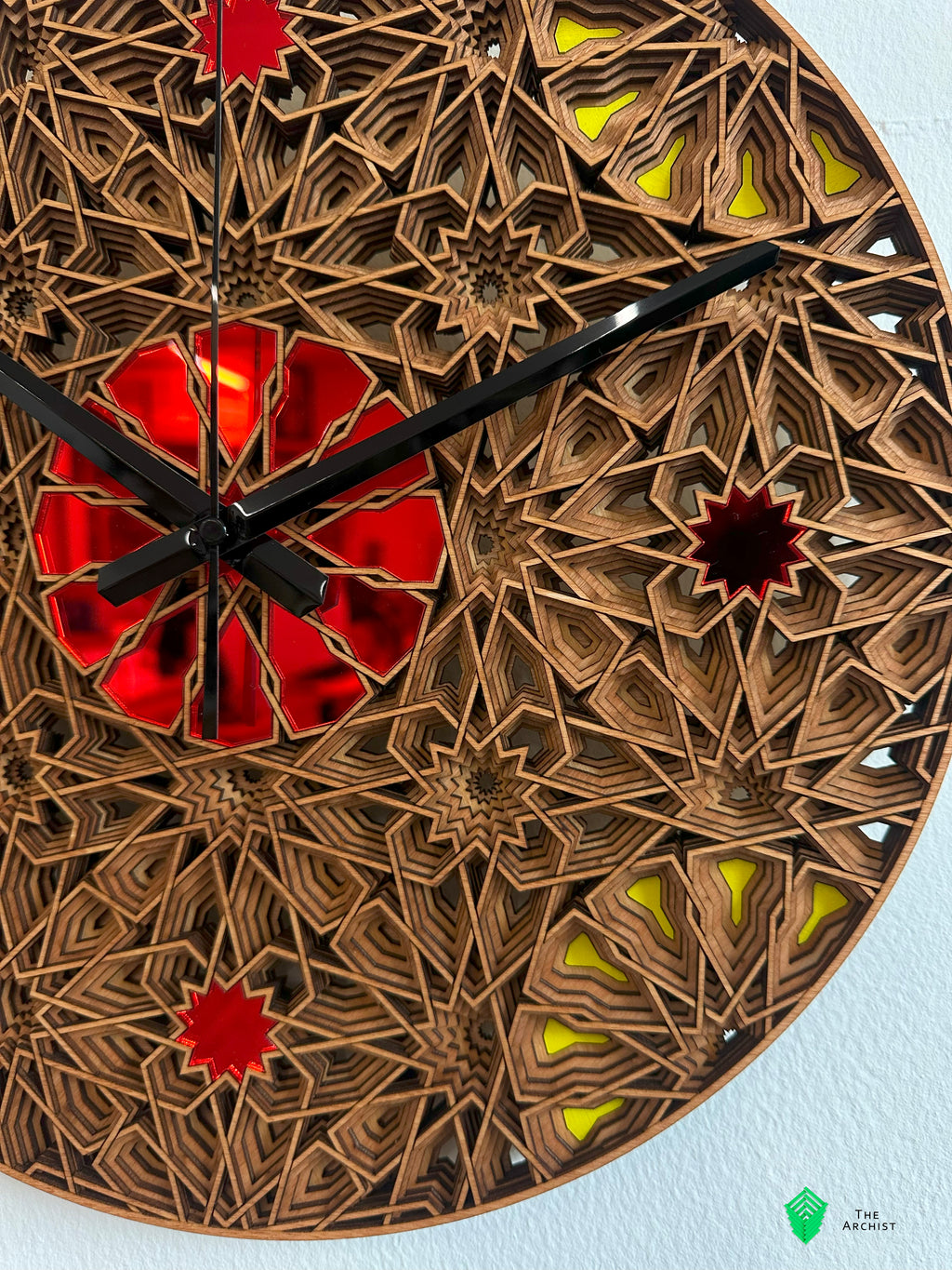 Islamic Geometric Clock: Pattern 22
